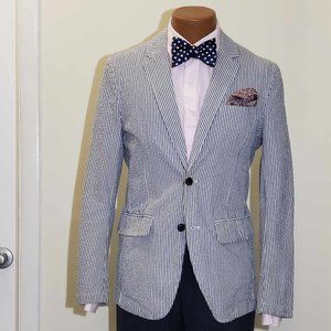 seersucker jacket 36R
